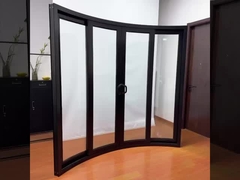 درب های کشویی شیشه ای سفارشی با شیشه دوگانه برای پارتیشن بالکن