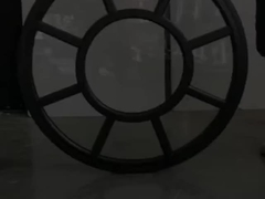 پوشش پودری پنجره های دایره ای آلومینیومی ضد بادی پنجره های گرد آلومینیومی سفارشی